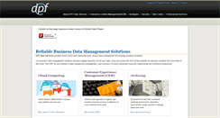 Desktop Screenshot of dpfdata.com